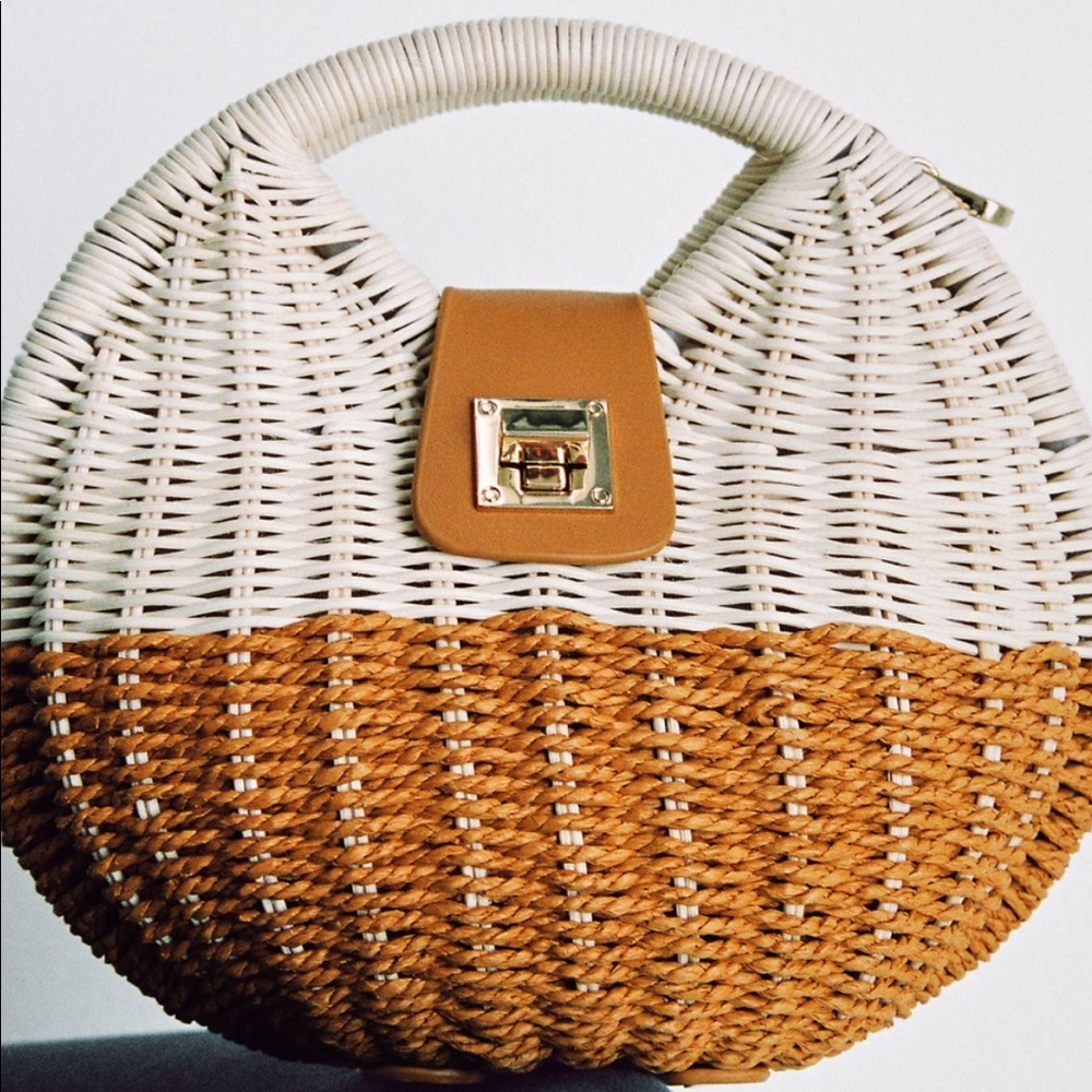Crossbody woven bag - Picture 2 of 8